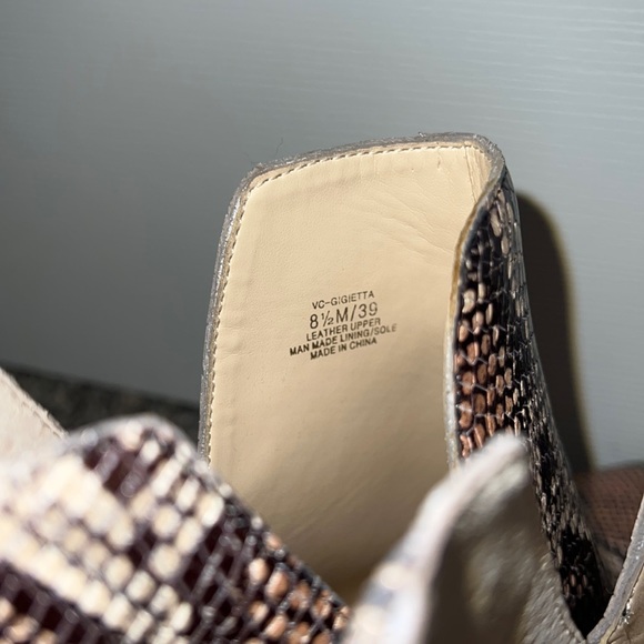 Vince Camuto Snakeskin Booties - Picture 6 of 6